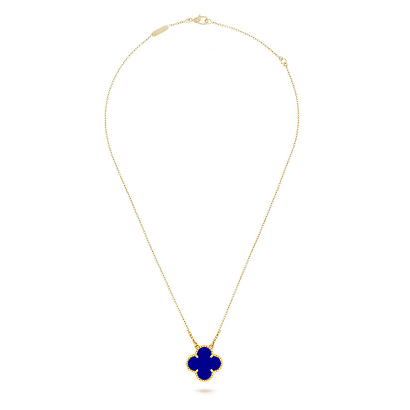 Clover Four Leaf Necklace 925 Silver 18k Gold Plated - Multiple Colours Available