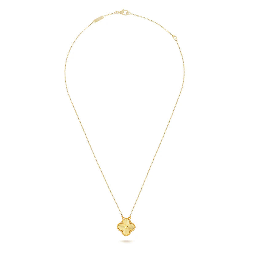 Clover Four Leaf Necklace 925 Silver 18k Gold Plated - Multiple Colours Available