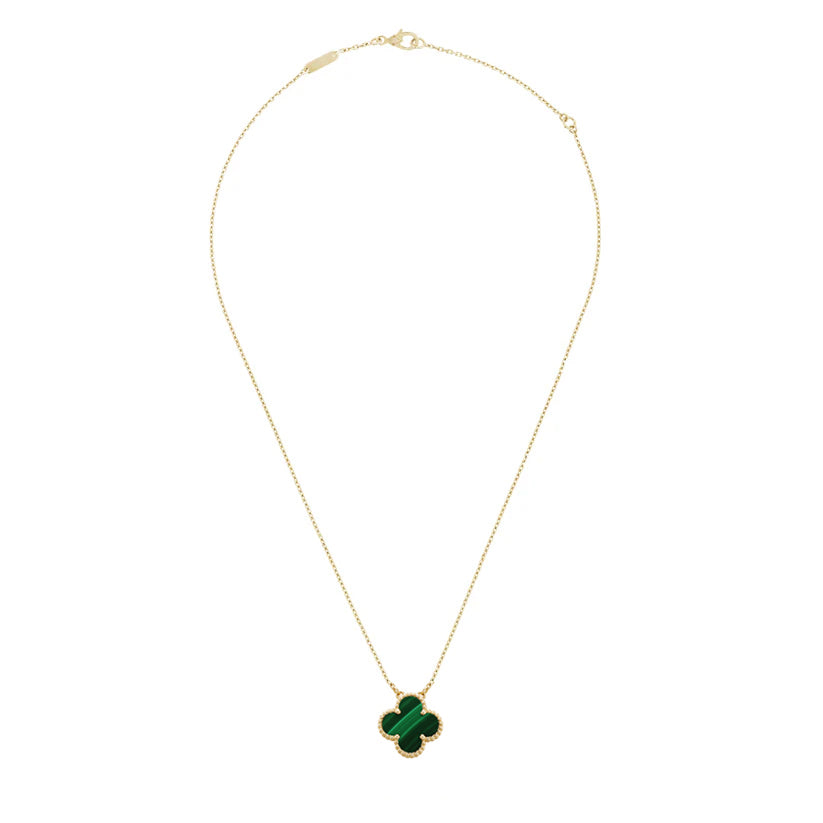 Clover Four Leaf Necklace 925 Silver 18k Gold Plated - Multiple Colours Available