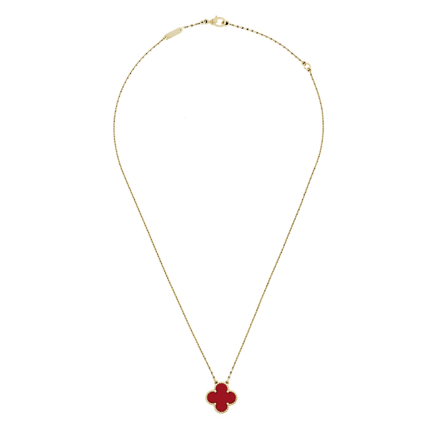 Clover Four Leaf Necklace 925 Silver 18k Gold Plated - Multiple Colours Available