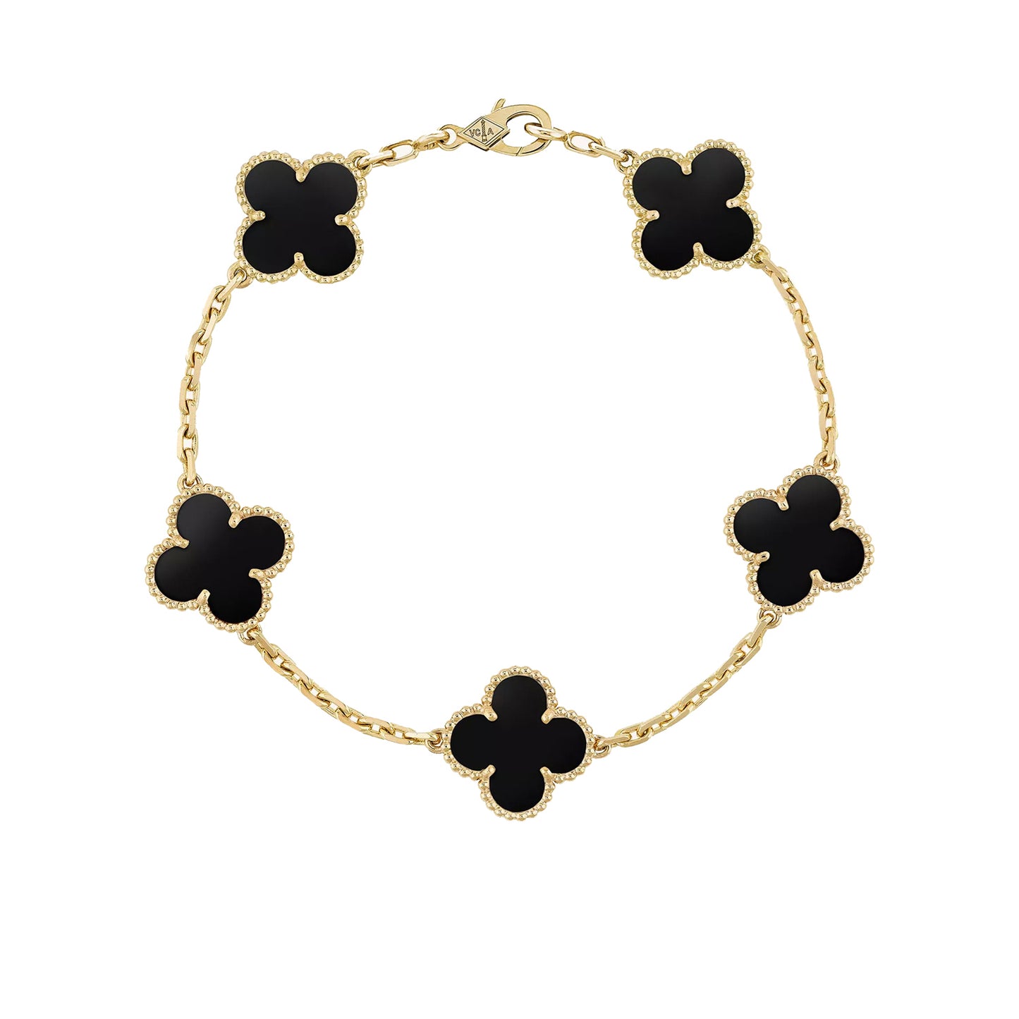 Clover Four Leaf Bracelet 925 Silver 18k Gold Plated - Multiple Colours Available
