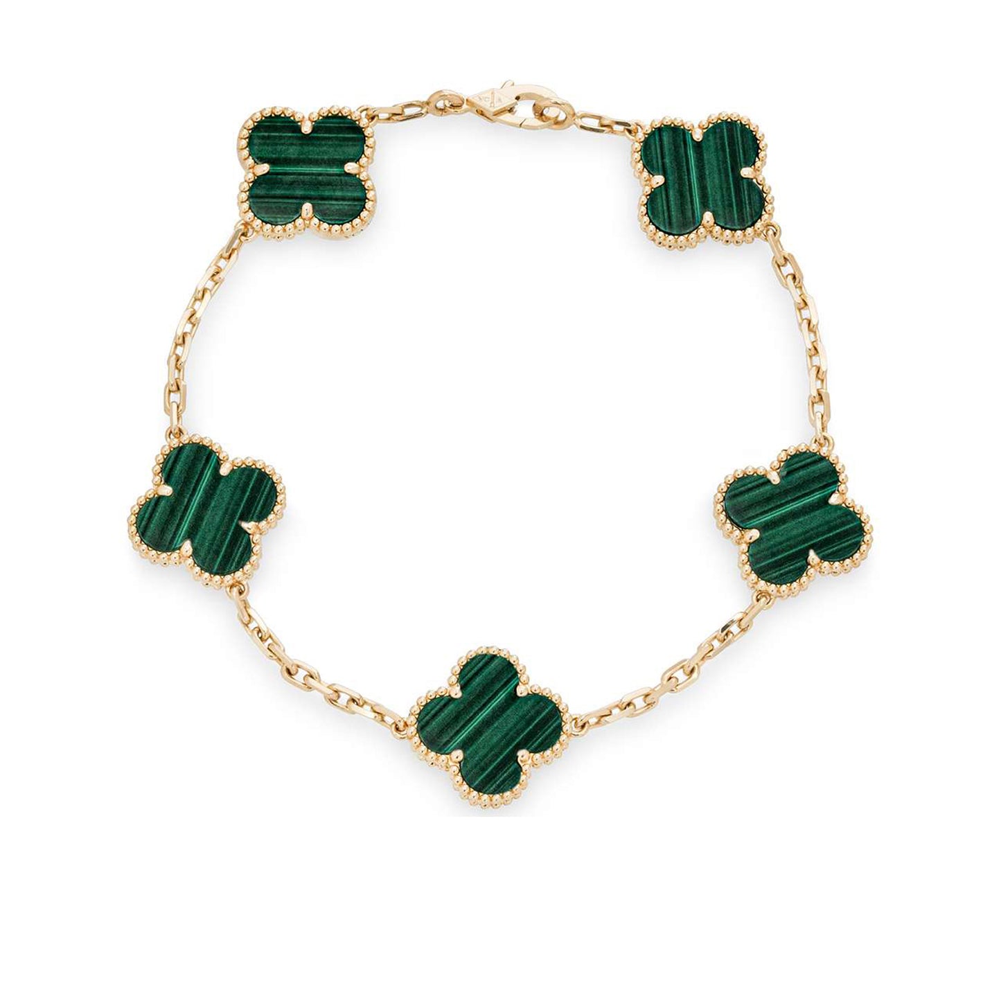 Clover Four Leaf Bracelet 925 Silver 18k Gold Plated - Multiple Colours Available